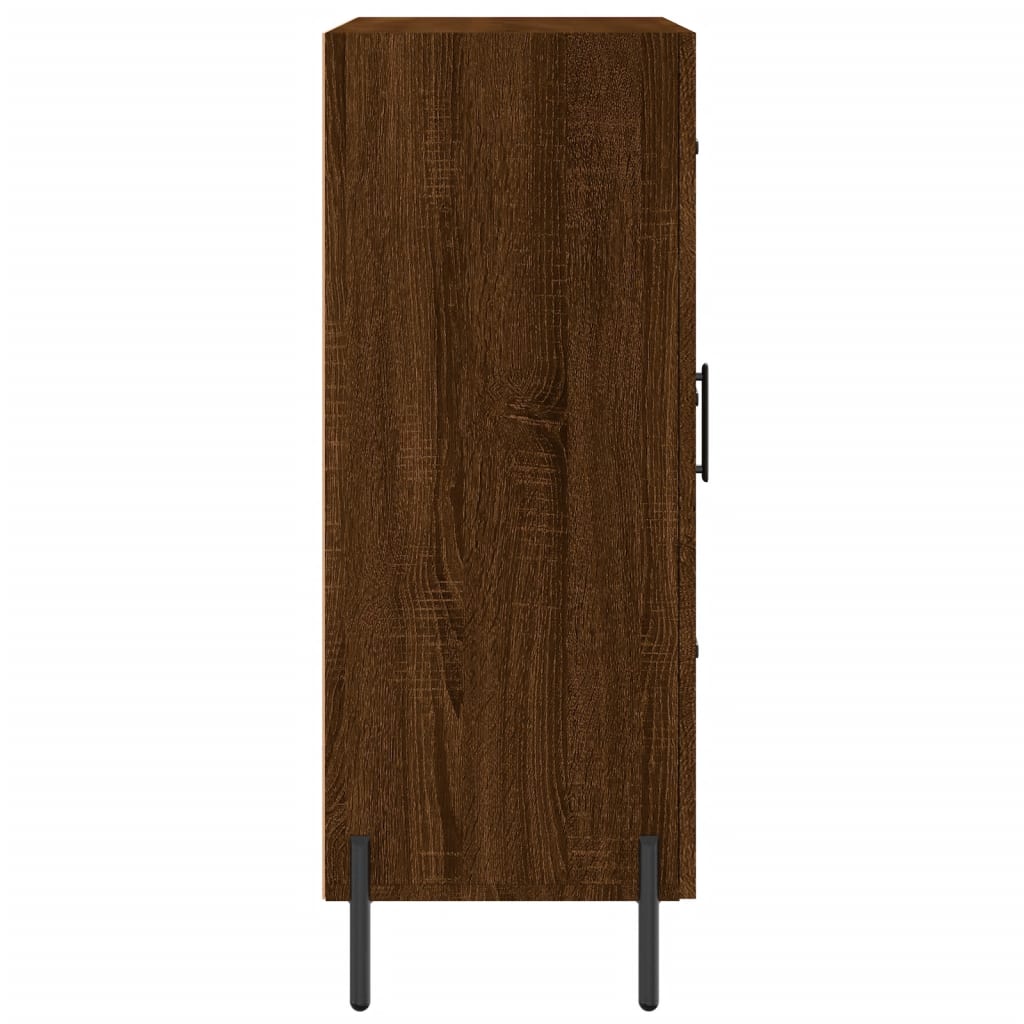 Sideboard Brown Oak 69.5x34x90 cm Engineered Wood