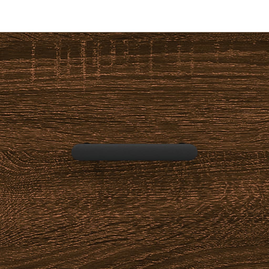 Sideboard Brown Oak 69.5x34x90 cm Engineered Wood