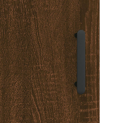 Sideboard Brown Oak 69.5x34x90 cm Engineered Wood
