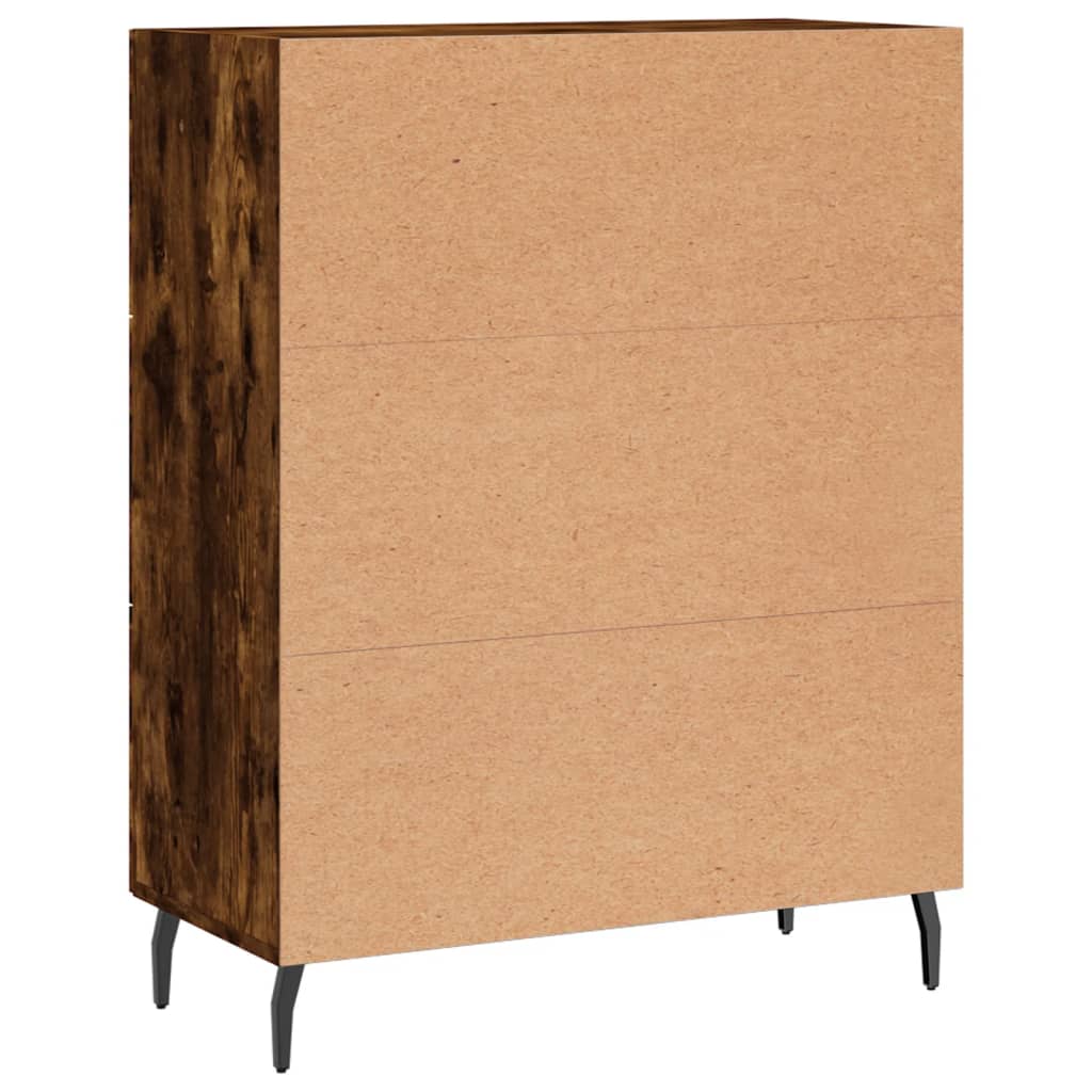 Sideboard Smoked Oak 69,5x34x90 cm Engineered Wood