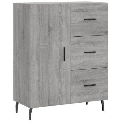 Sideboard Grey Sonoma 69.5x34x90 cm Engineered Wood