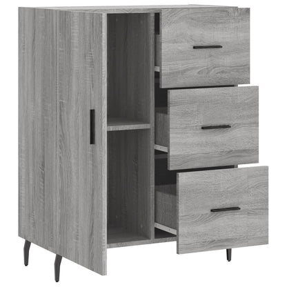 Sideboard Grey Sonoma 69.5x34x90 cm Engineered Wood