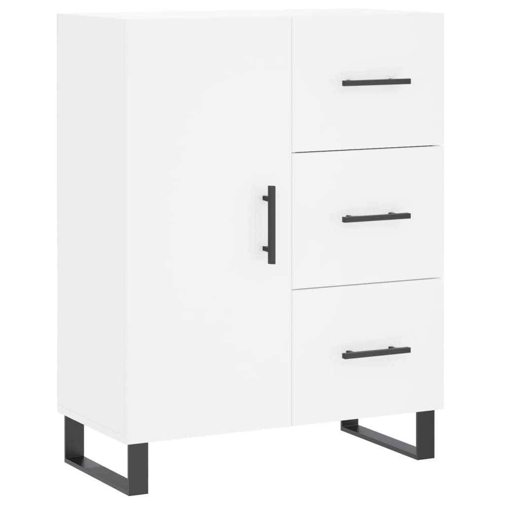 Sideboard White 69.5x34x90 cm Engineered Wood
