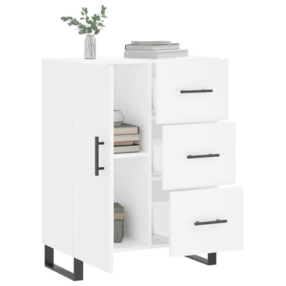 Sideboard White 69.5x34x90 cm Engineered Wood