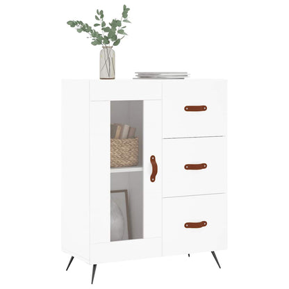 Sideboard White 69,5x34x90 cm Engineered Wood