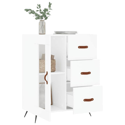 Sideboard White 69.5x34x90 cm Engineered Wood