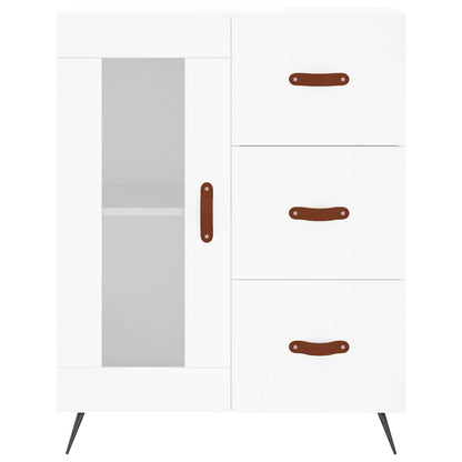 Sideboard White 69,5x34x90 cm Engineered Wood