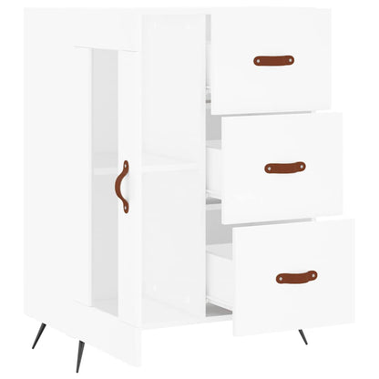 Sideboard White 69,5x34x90 cm Engineered Wood