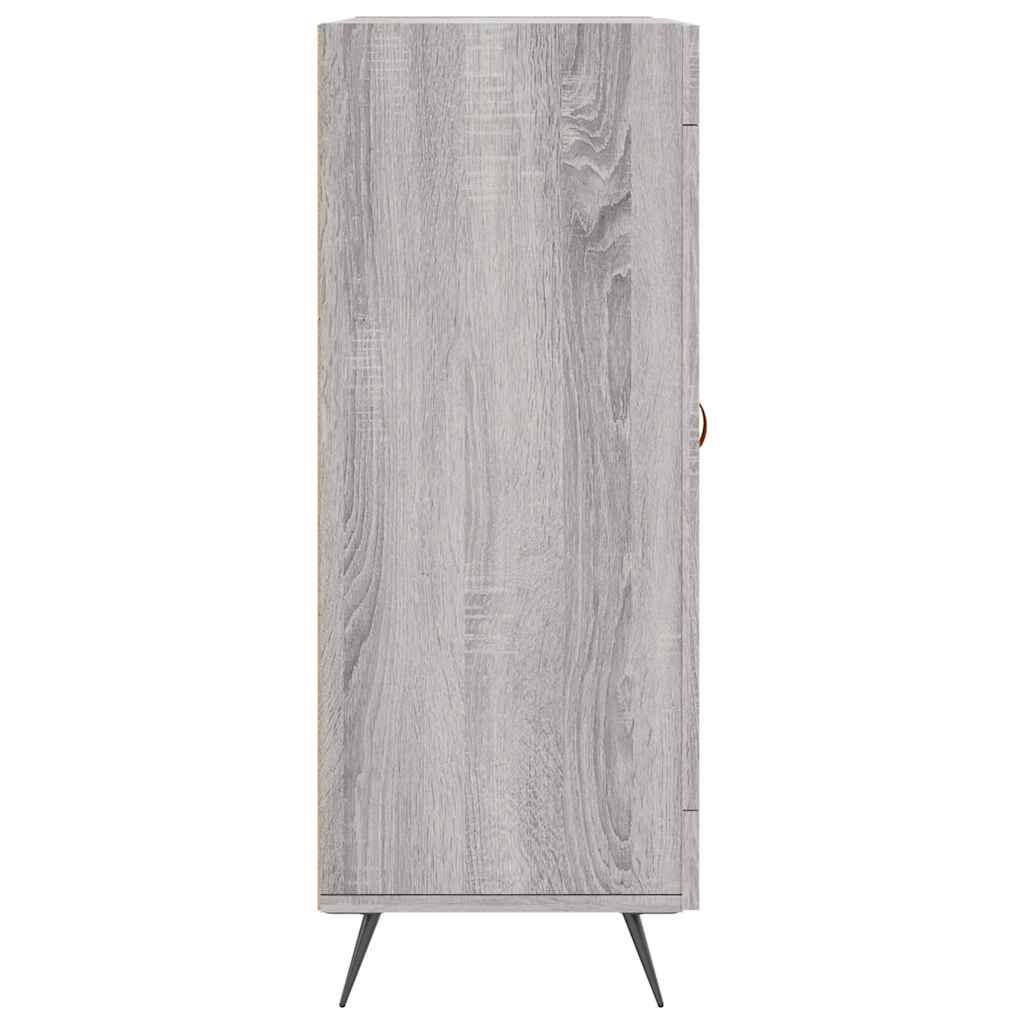 Sideboard Grey Sonoma 69.5x34x90 cm Engineered Wood