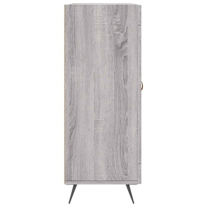 Sideboard Grey Sonoma 69.5x34x90 cm Engineered Wood