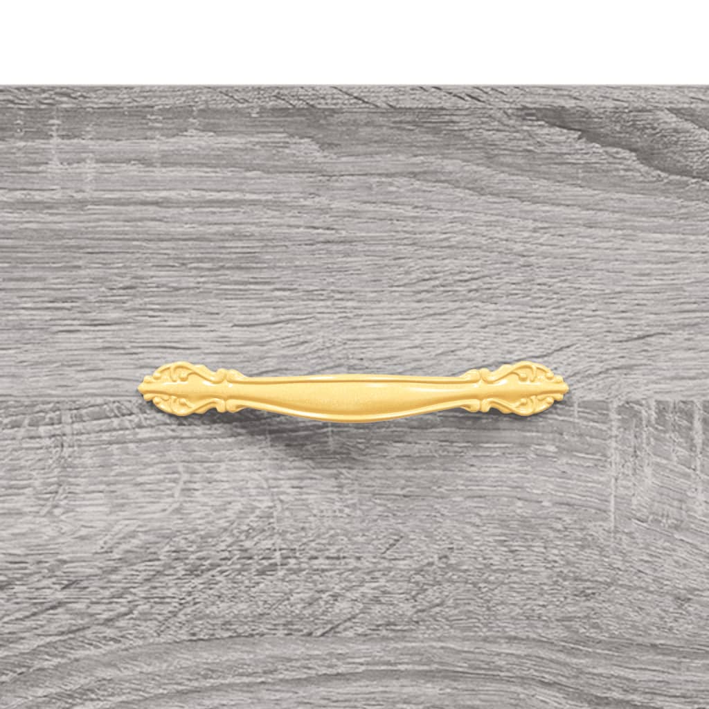 Sideboard Grey Sonoma 69,5x34x90 cm Engineered Wood