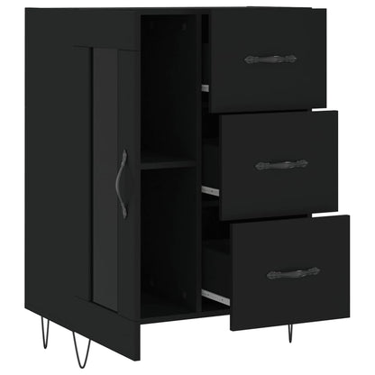 Sideboard Black 69.5x34x90 cm Engineered Wood