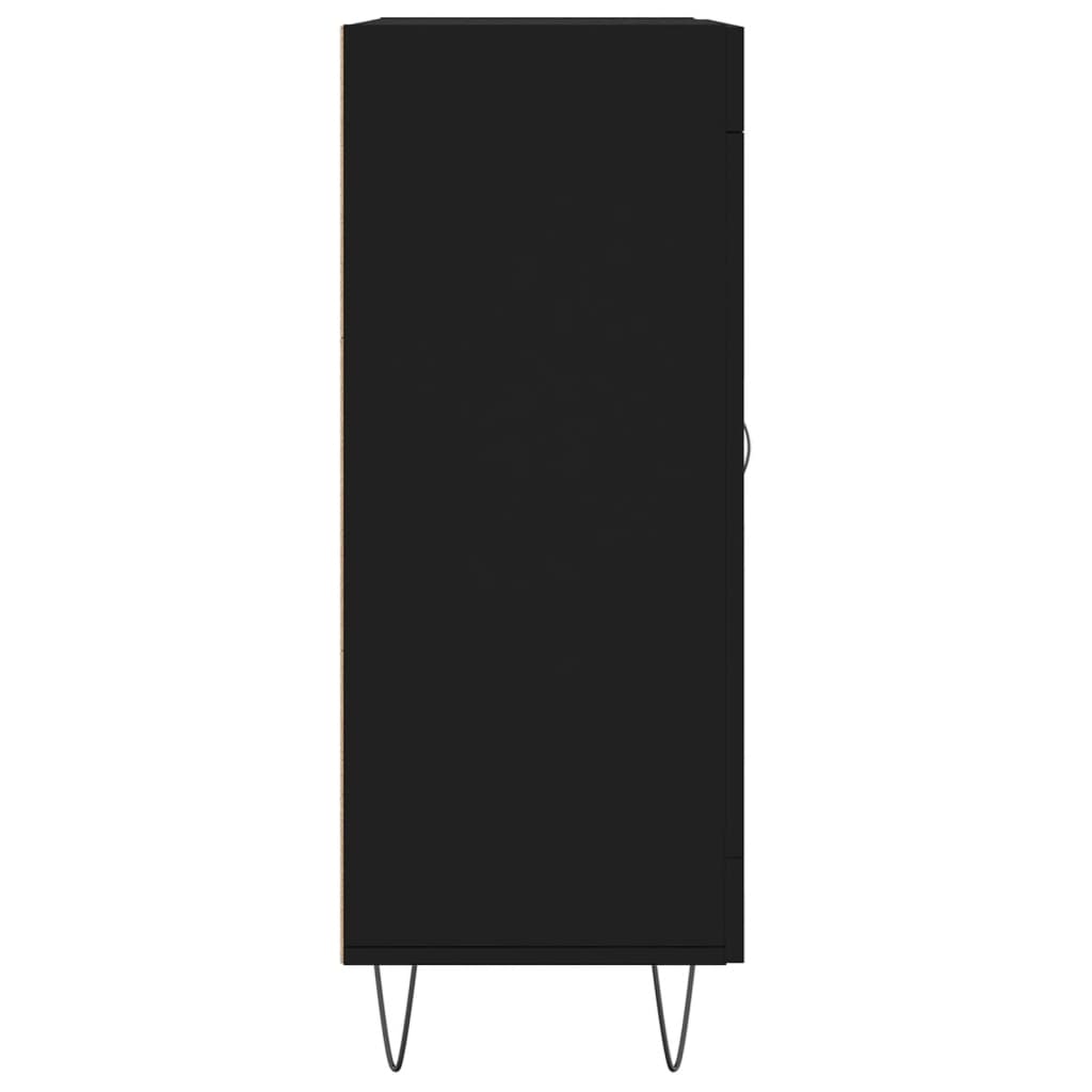 Sideboard Black 69.5x34x90 cm Engineered Wood