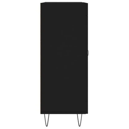 Sideboard Black 69.5x34x90 cm Engineered Wood