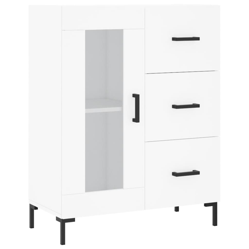 Sideboard White 69.5x34x90 cm Engineered Wood