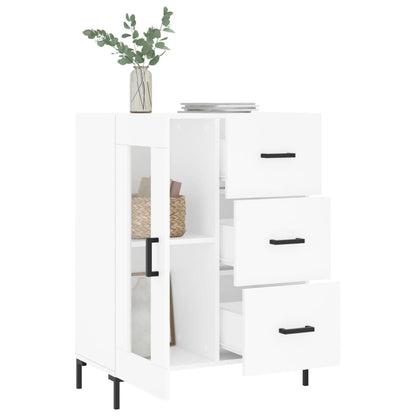 Sideboard White 69.5x34x90 cm Engineered Wood