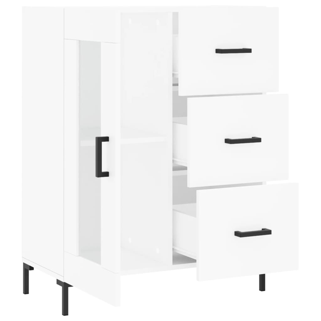 Sideboard White 69.5x34x90 cm Engineered Wood