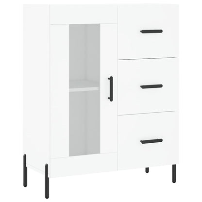 Sideboard White 69.5x34x90 cm Engineered Wood