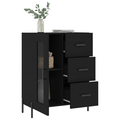 Sideboard Black 69,5x34x90 cm Engineered Wood