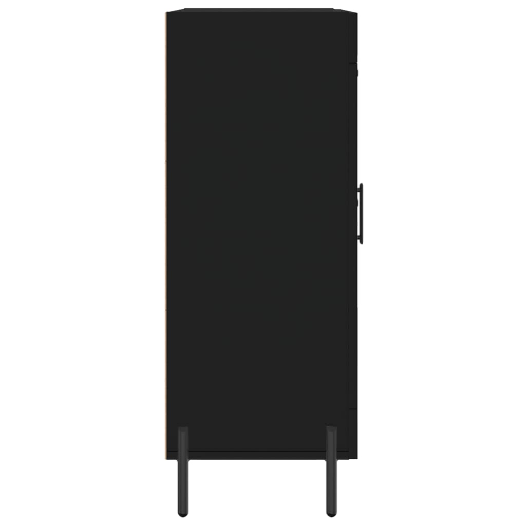 Sideboard Black 69.5x34x90 cm Engineered Wood