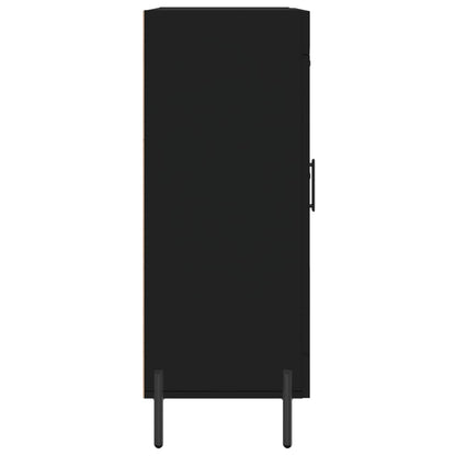 Sideboard Black 69.5x34x90 cm Engineered Wood