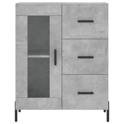 Sideboard Concrete Grey 69,5x34x90 cm Engineered Wood
