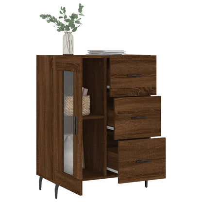 Sideboard Brown Oak 69,5x34x90 cm Engineered Wood