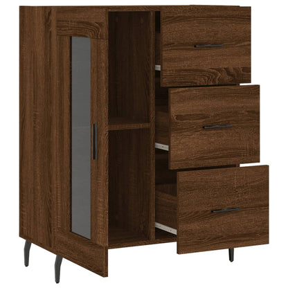 Sideboard Brown Oak 69,5x34x90 cm Engineered Wood