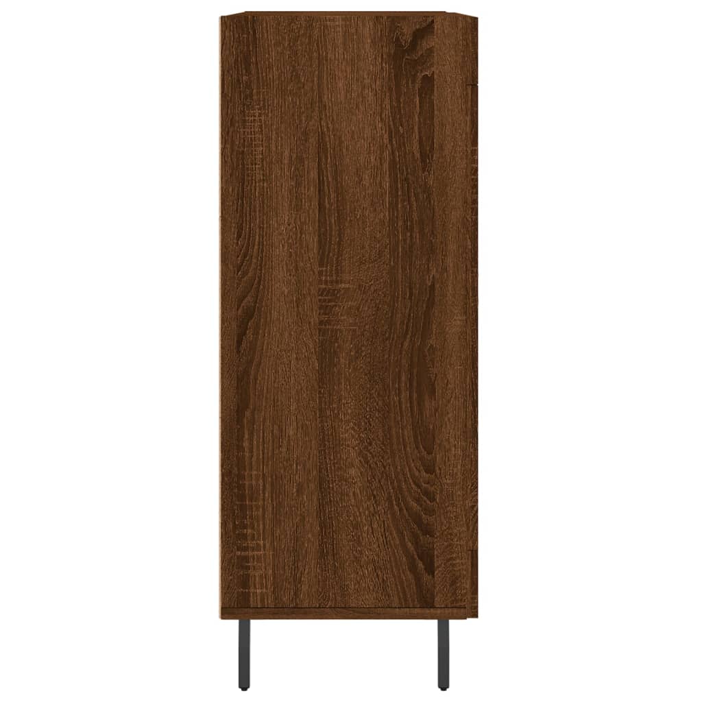 Sideboard Brown Oak 69,5x34x90 cm Engineered Wood