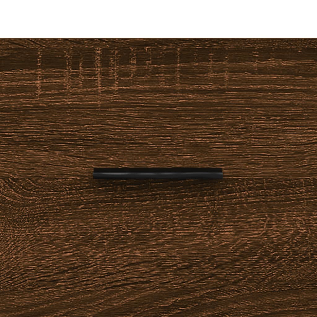 Sideboard Brown Oak 69.5x34x90 cm Engineered Wood