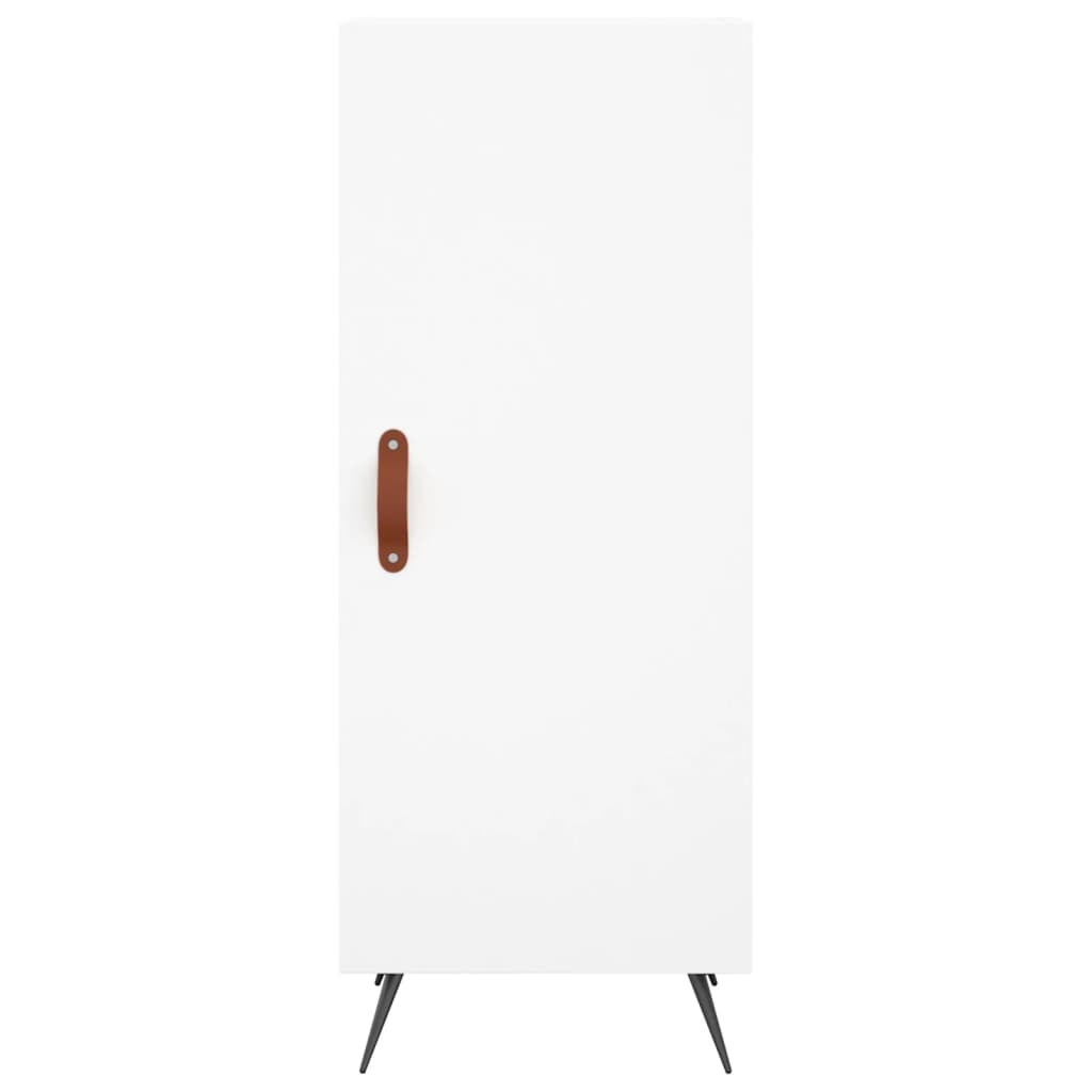 Sideboard White 34.5x34x90 cm Engineered Wood