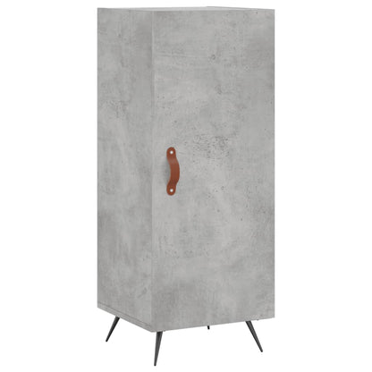 Sideboard Concrete Grey 34.5x34x90 cm Engineered Wood