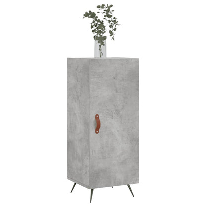 Sideboard Concrete Grey 34.5x34x90 cm Engineered Wood