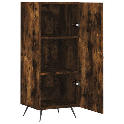 Sideboard Smoked Oak 34.5x34x90 cm Engineered Wood