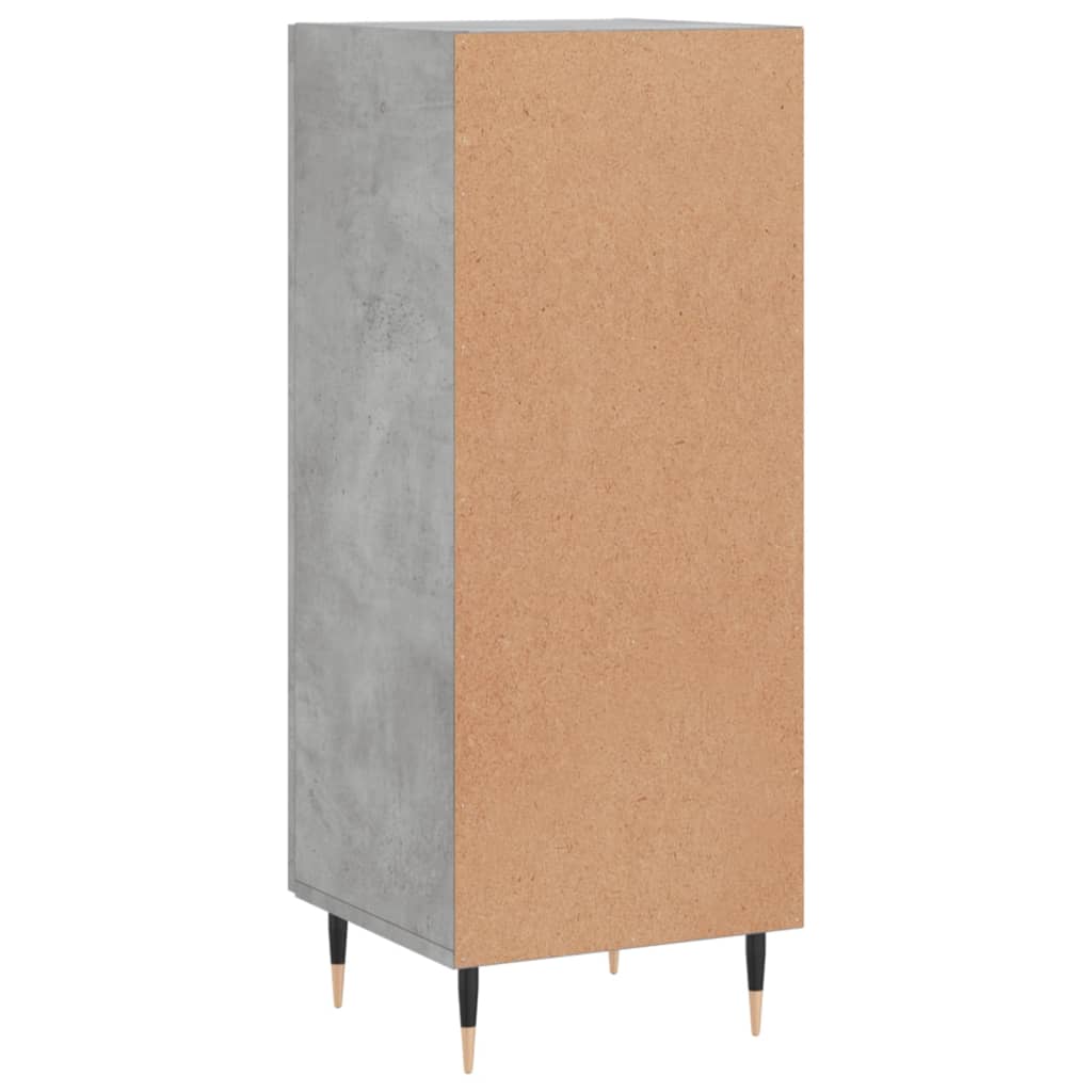 Sideboard Concrete Grey 34.5x34x90 cm Engineered Wood