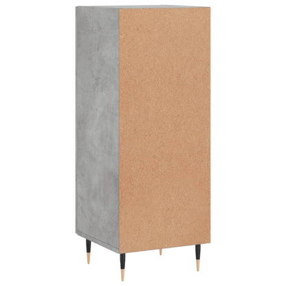 Sideboard Concrete Grey 34.5x34x90 cm Engineered Wood