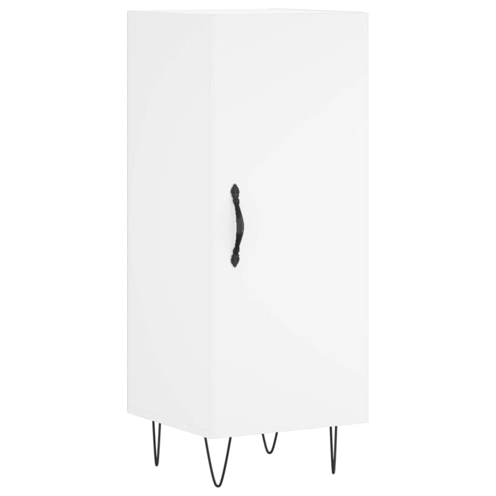 Sideboard White 34.5x34x90 cm Engineered Wood
