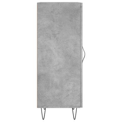Sideboard Concrete Grey 34.5x34x90 cm Engineered Wood