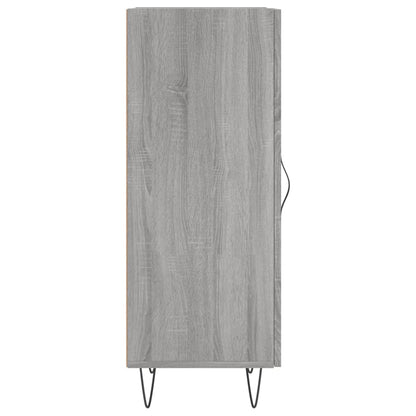 Sideboard Grey Sonoma 34.5x34x90 cm Engineered Wood