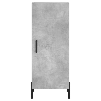 Sideboard Concrete Grey 34.5x34x90 cm Engineered Wood