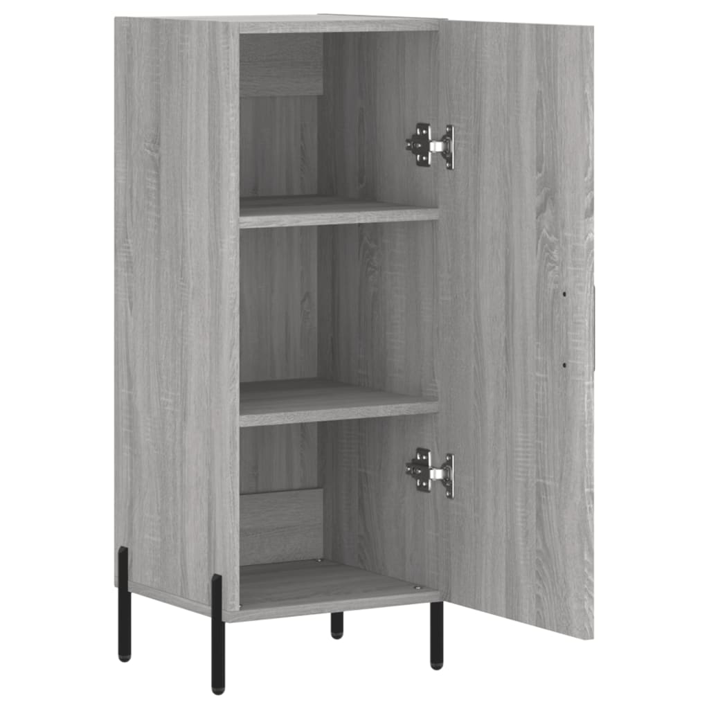 Sideboard Grey Sonoma 34.5x34x90 cm Engineered Wood