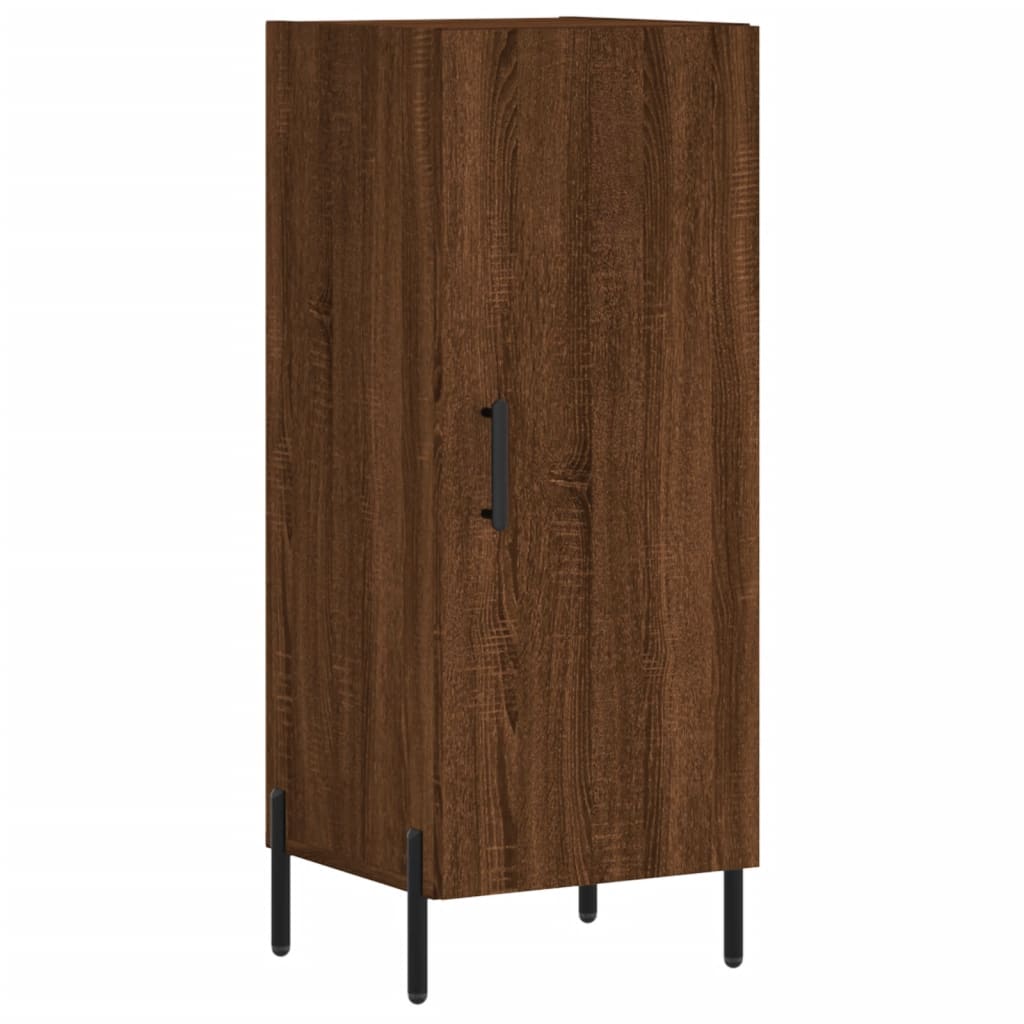 Sideboard Brown Oak 34.5x34x90 cm Engineered Wood
