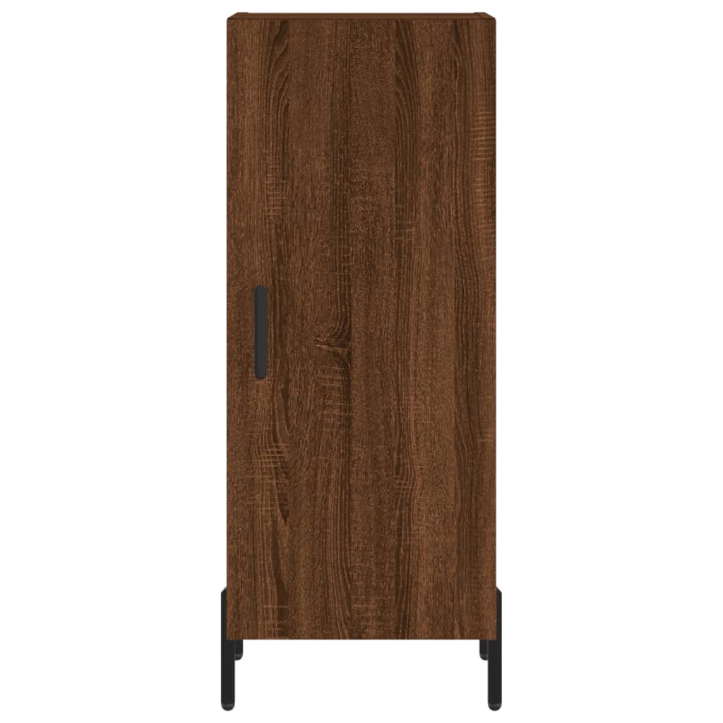 Sideboard Brown Oak 34.5x34x90 cm Engineered Wood