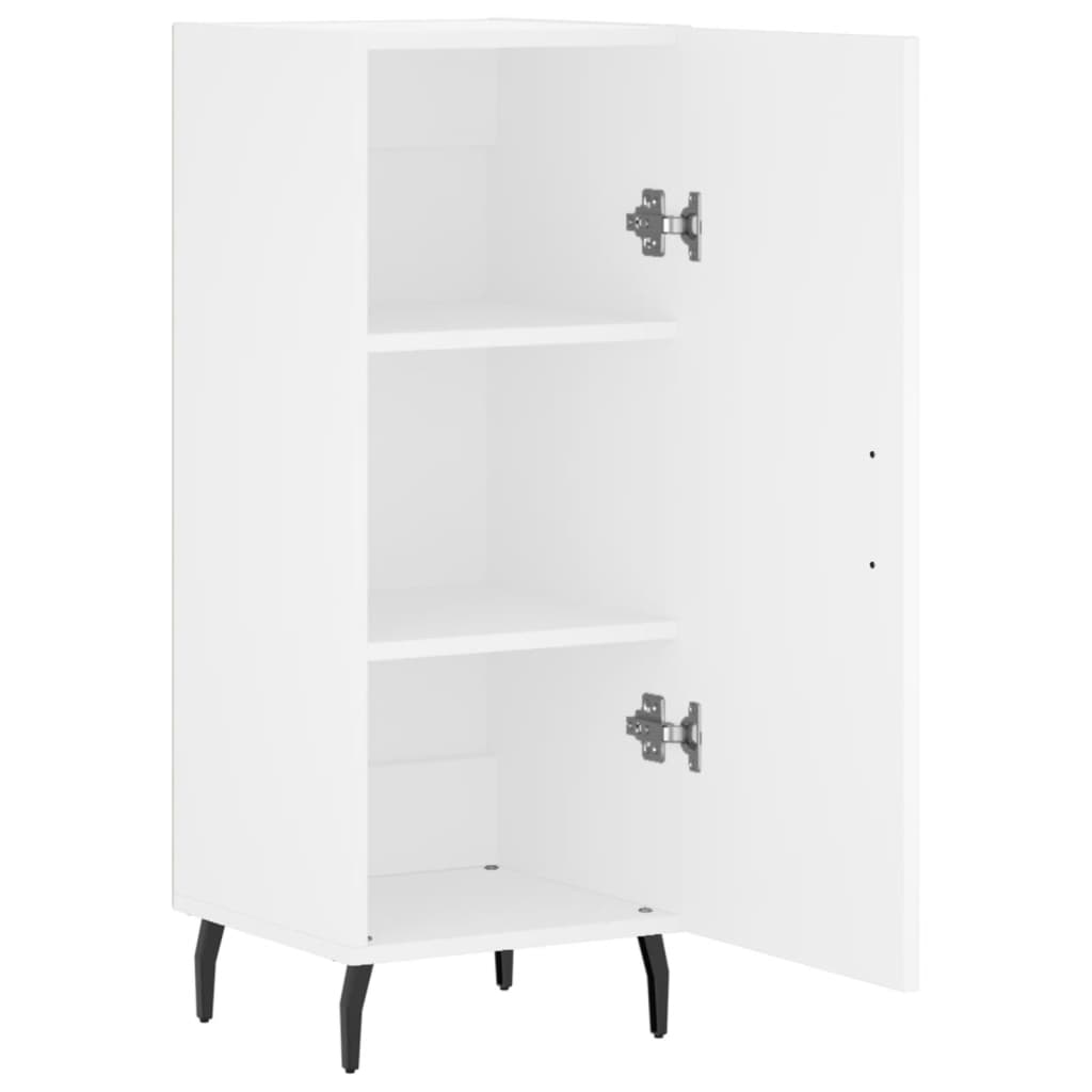 Sideboard White 34.5x34x90 cm Engineered Wood