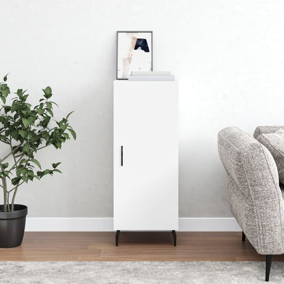 Sideboard White 34.5x34x90 cm Engineered Wood