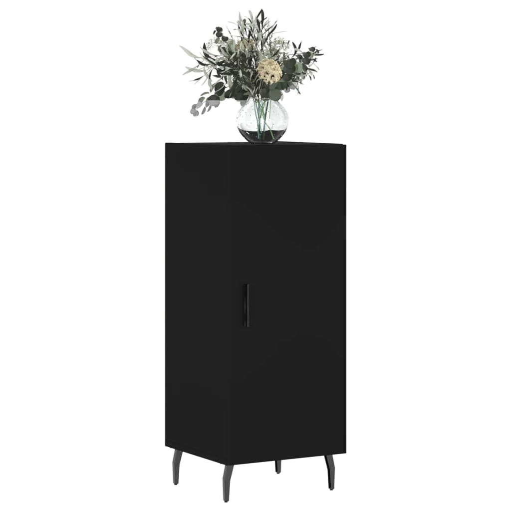 Sideboard Black 34.5x34x90 cm Engineered Wood