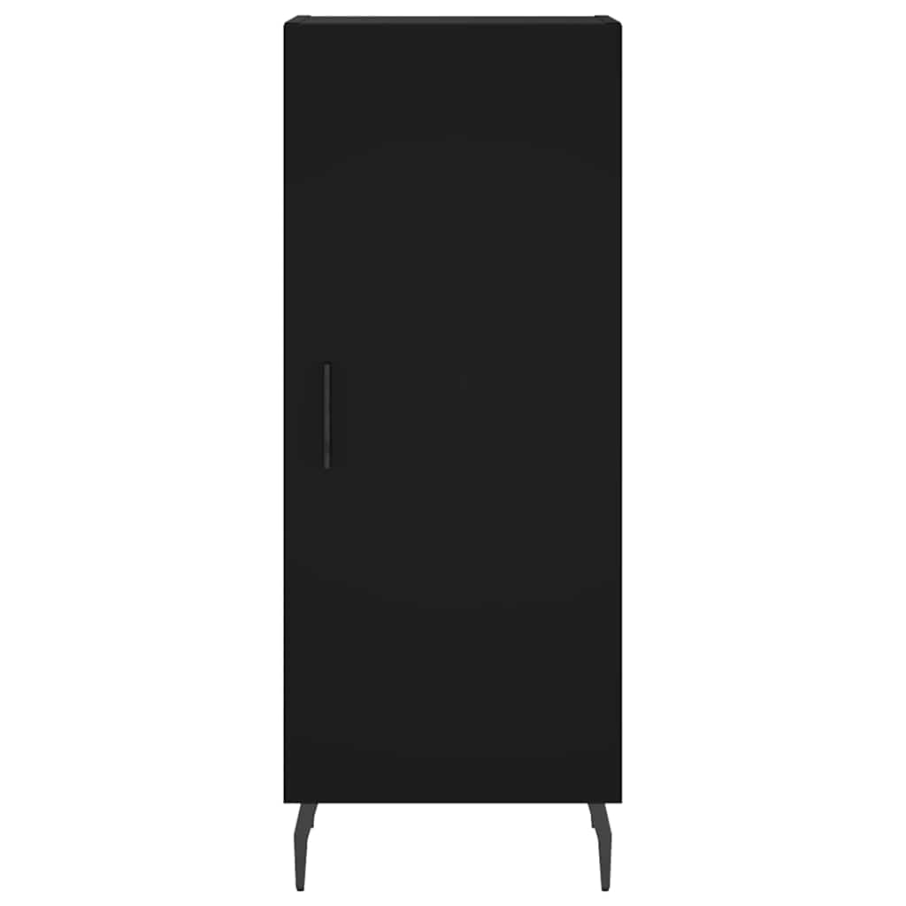 Sideboard Black 34.5x34x90 cm Engineered Wood