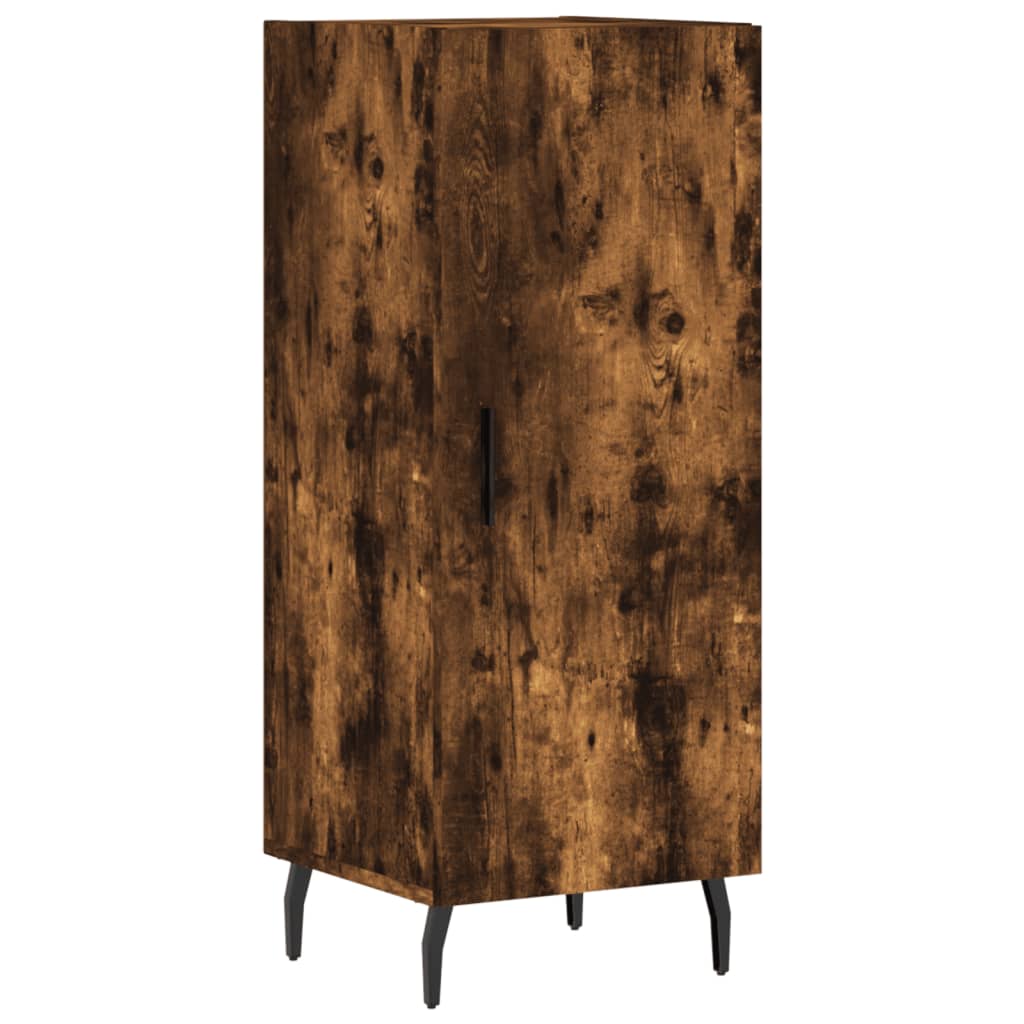 Sideboard Smoked Oak 34.5x34x90 cm Engineered Wood