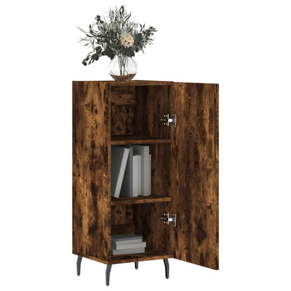 Sideboard Smoked Oak 34.5x34x90 cm Engineered Wood