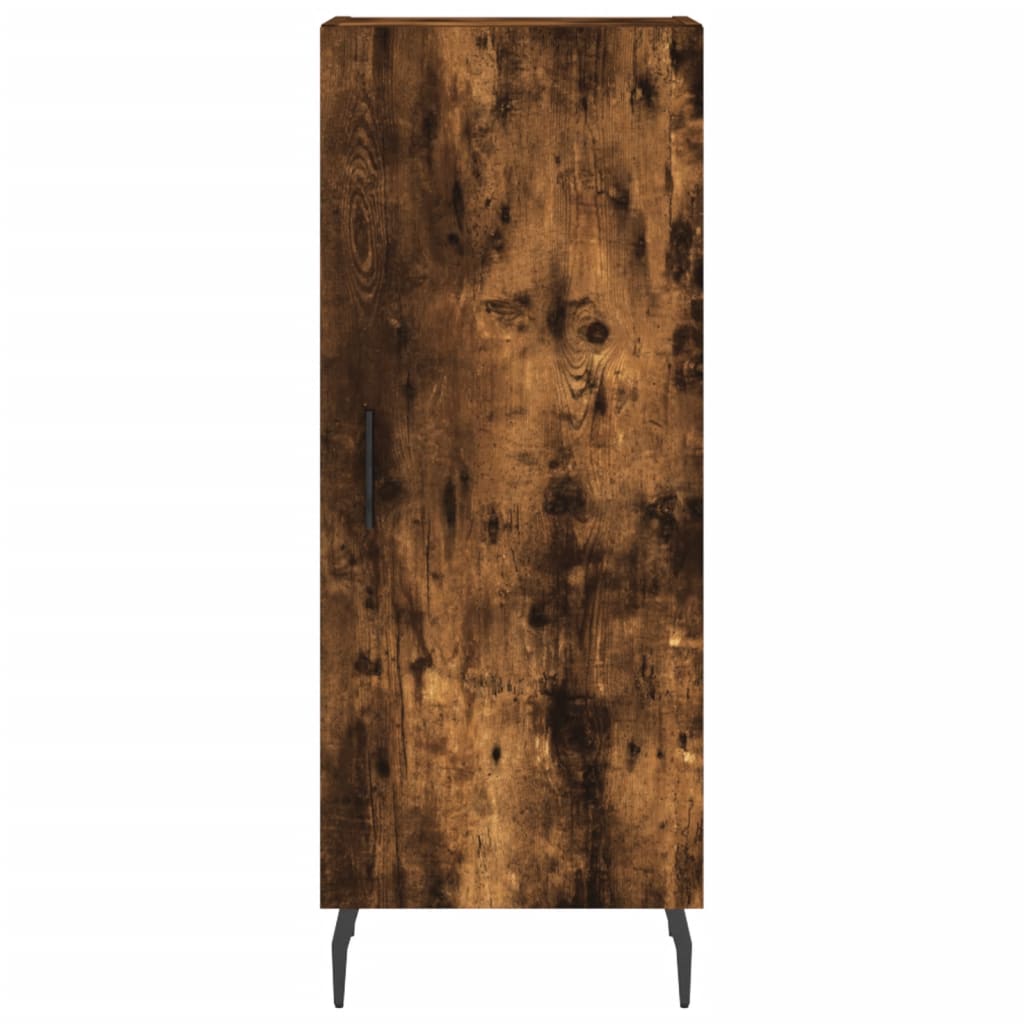 Sideboard Smoked Oak 34.5x34x90 cm Engineered Wood